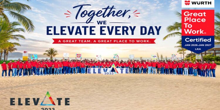 Würth Lanka Awarded Great Place to Work® Certification