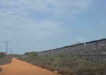Civil Activist Alleges Massive Wall Built Around Historic Adam’s Foot Site in Talaimannar