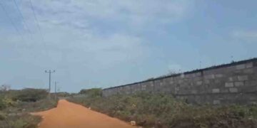 Civil Activist Alleges Massive Wall Built Around Historic Adam’s Foot Site in Talaimannar